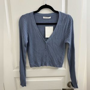 OAK+FORT Blue Cardigan [S]